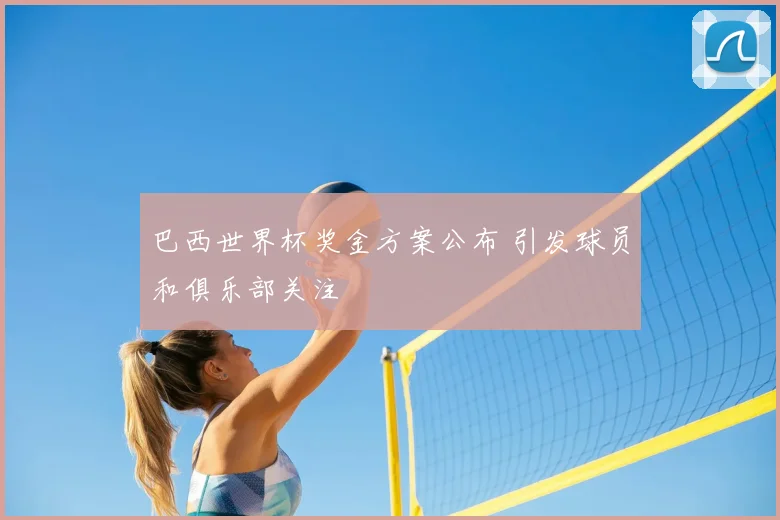 巴西世界杯奖金方案公布 引发球员和俱乐部关注